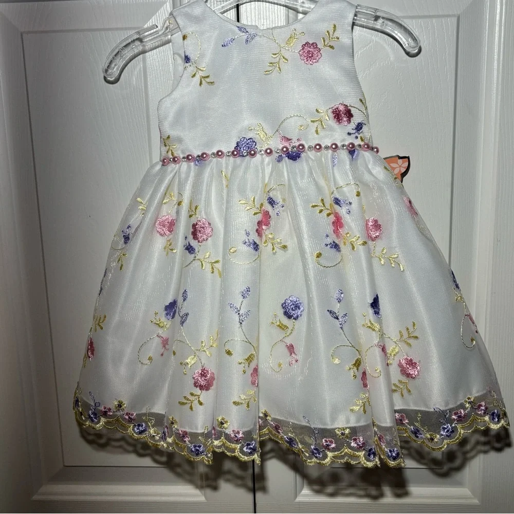 Pink Butterfly toddler dress 12 months